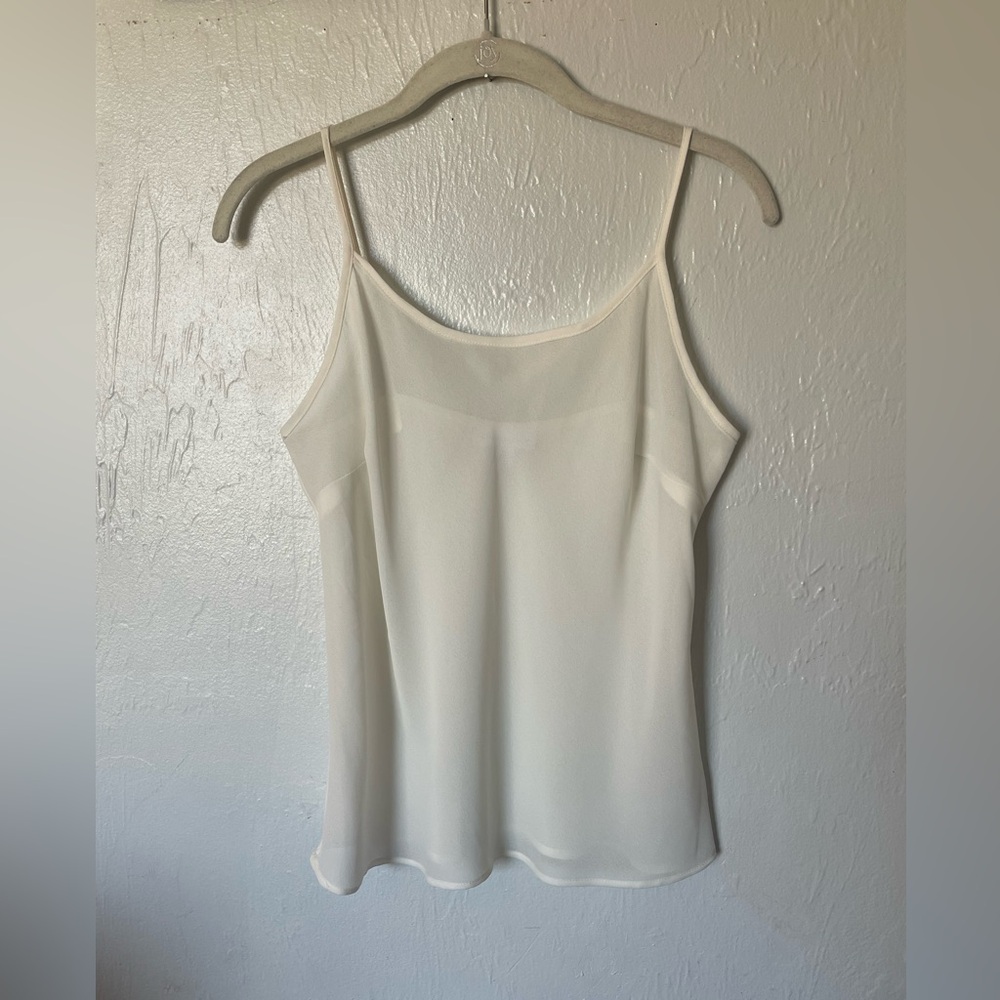 Charter club‎ semi sheer cream cami